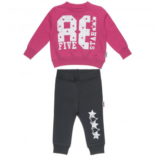 Tracksuit Five Star with print (9 months-5 years)