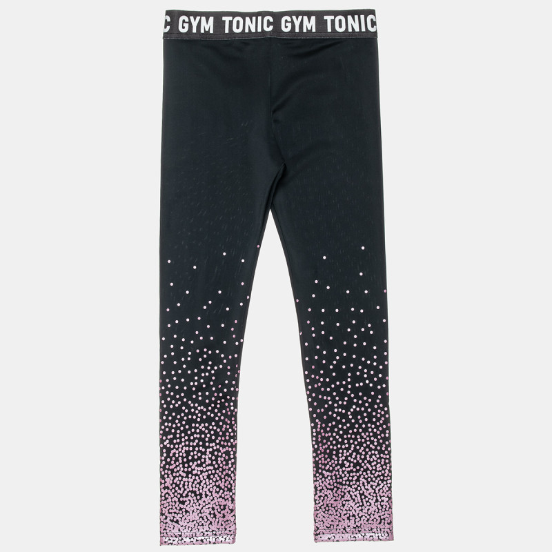 Leggings Gym Tonic with shiny print (6-16 years)