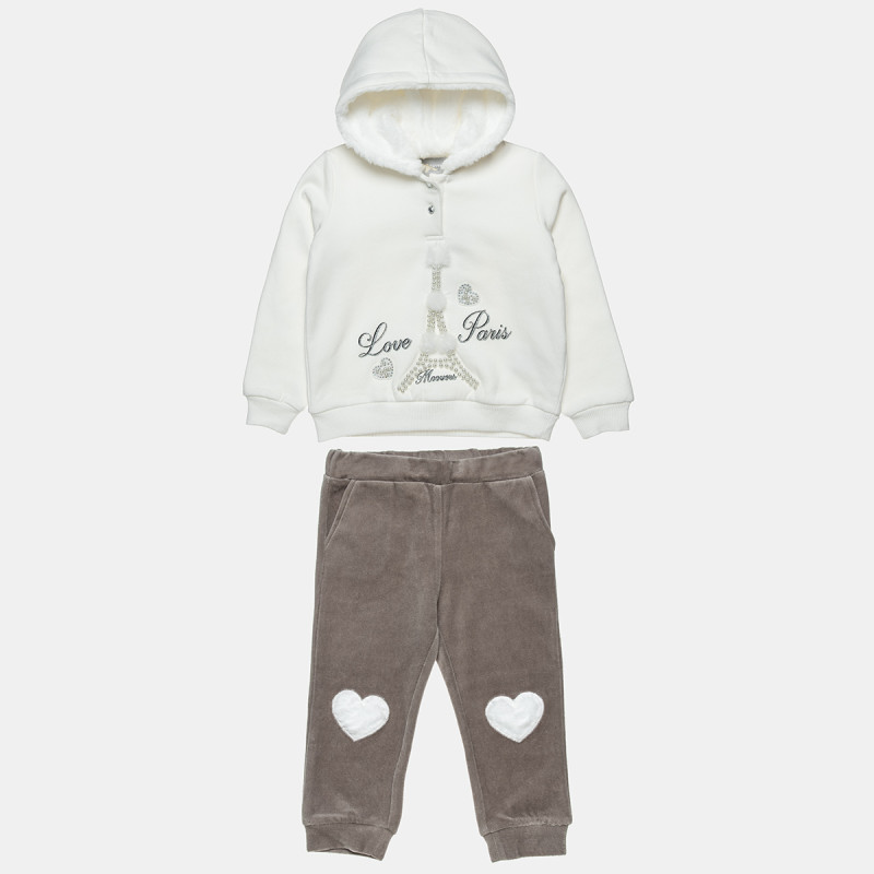 Set Moovers cotton fleece blend top with joggers (12 months-5 years)