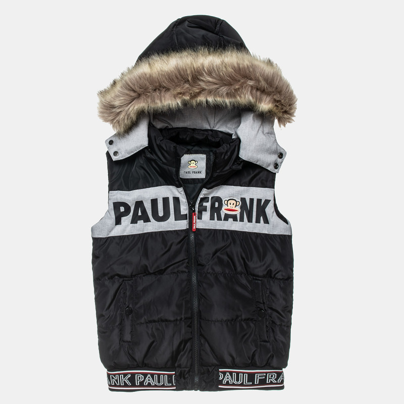   Vest jacket Paul Frank with removable hood (6-16 years)