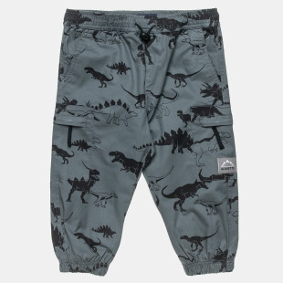 Pants cargo with dinosaur pattern (12 months-5 years)