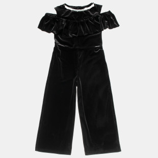 Playsuit velour with ruffles (6-16 years)