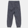 Pants cargo with an elasticized drawstring waistband (6-16 years)