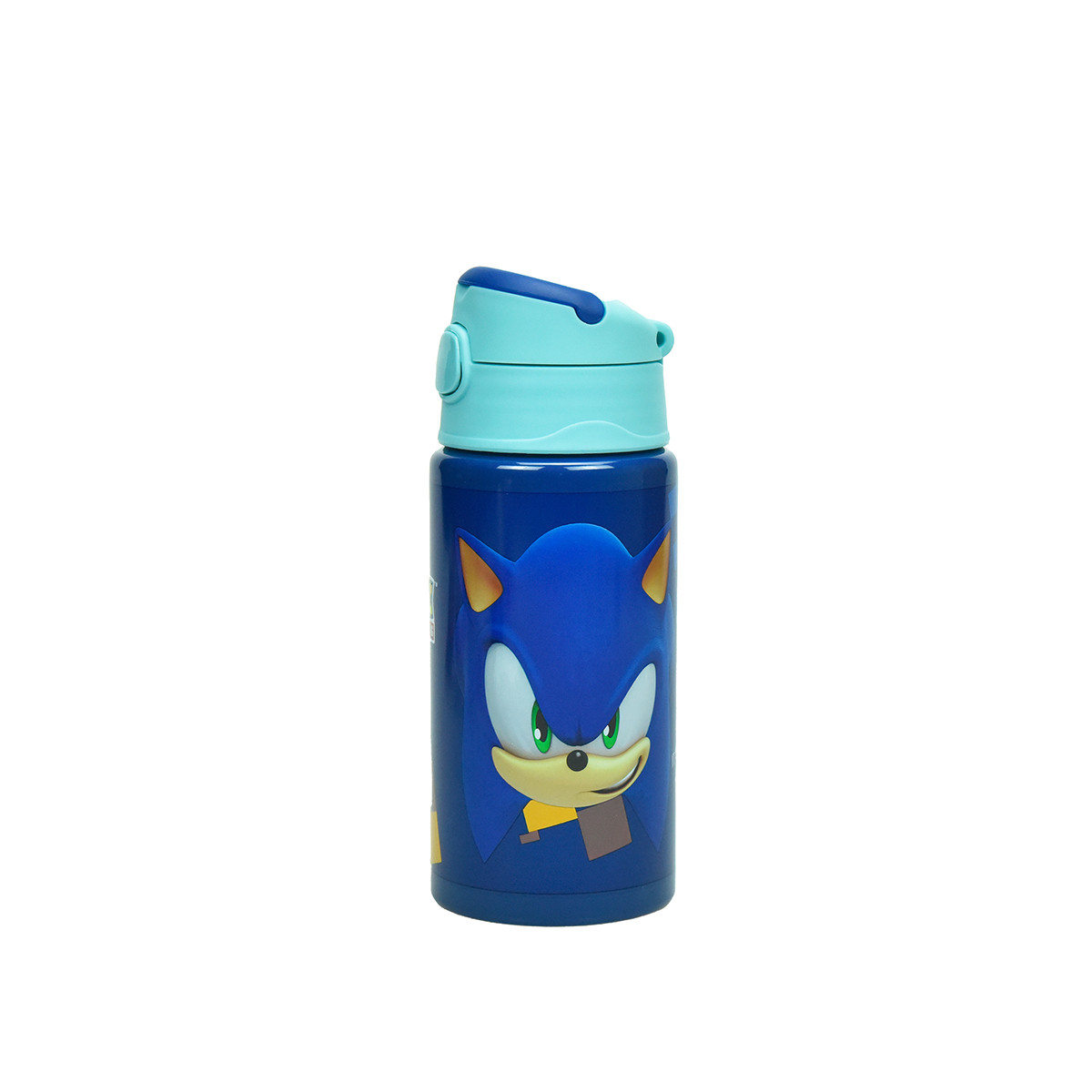 Sonic the Hedgehog Aluminium Drinks Bottle 500ml Blue Red Cap