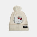 Beanie Hello Kitty with thick knitting and sequins one size (2-4 years)