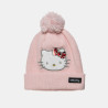 Beanie Hello Kitty with thick knitting and sequins one size (2-4 years)