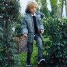 Jacket water resistant with ecological fur (6-16 years)