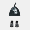 Set Disney Mickey Mouse beanie with socks (0-3 months)