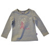 Long sleeve top with shiny print (1-5 years)