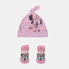 Set Disney Minnie Mouse beanie with socks (0-3 months)