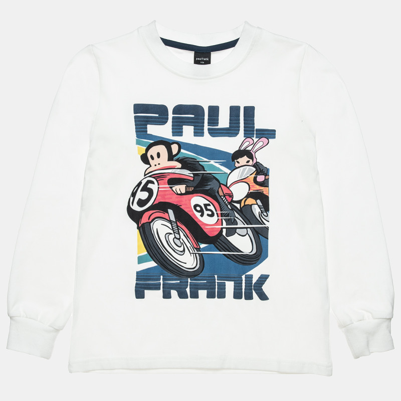 Long sleeve top Paul Frank with embossed letters (6-14 years)