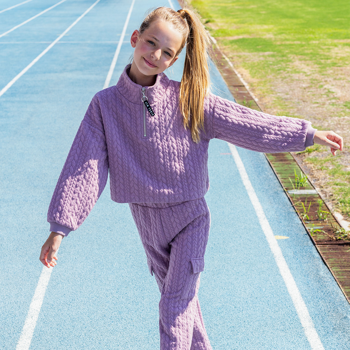 Tracksuit Gym Tonic with pattern (6-16 years) - Alouette