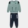 Tracksuit cotton fleece blend Moovers with embossed lettering (18 months-5 years)