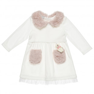 Dress with fur and tulle (9months-2 years)