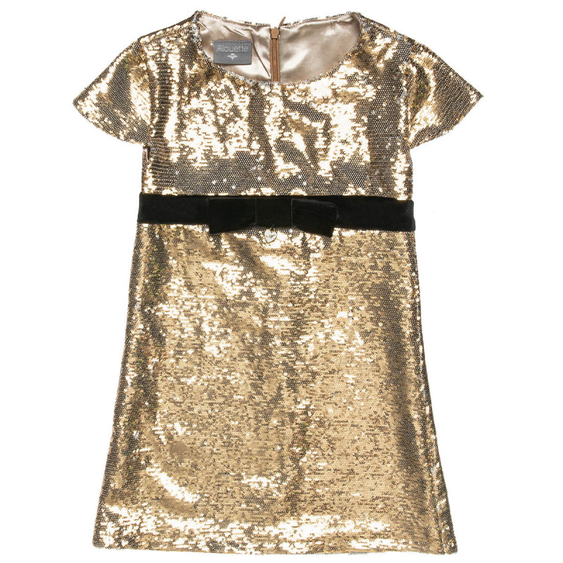 Dress with shiny details (6-14 years)