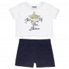 Set Five Star cropped blouse and sorts (18 months-5 years)