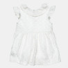 Dress with with cutwork embroidery and ruffles (6 months-2 years)