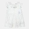 Dress with with cutwork embroidery and ruffles (6 months-2 years)