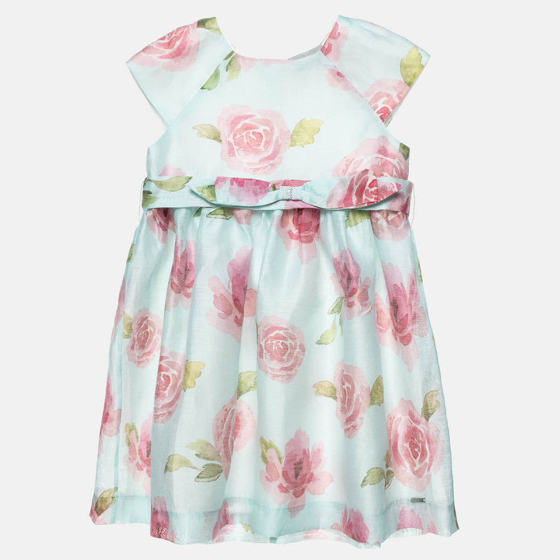 Dress with floral pattern (12 months-5 years)