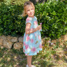 Dress with floral pattern (12 months-5 years)