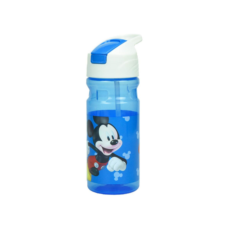 Water bottle with straw Disney Mickey Mouse 500ml