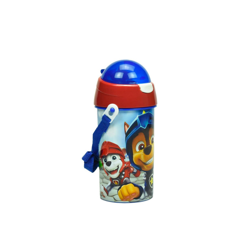 Παγούρι με καλαμάκι Paw Patrol 500ml