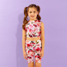 Set Gym Tonic with floral pattern (6-16 years)