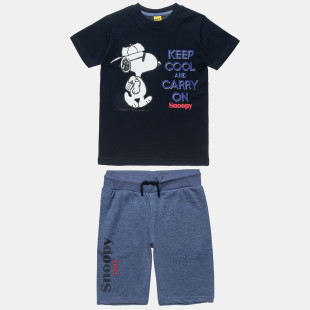 Set Snoopy with embossed letters (6-12 years)