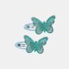 Hair clip butterflies with strass