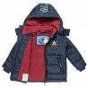 Jacket with detachable hood and patch print (12 months-5 years)