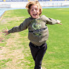 Tracksuit Five Star cotton fleece blend with print (6-16 years)