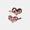 Hair clip with glossy effect and sequins
