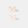 Hair clip velour hearts