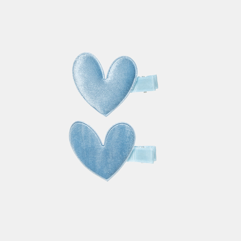 Hair clip velour hearts