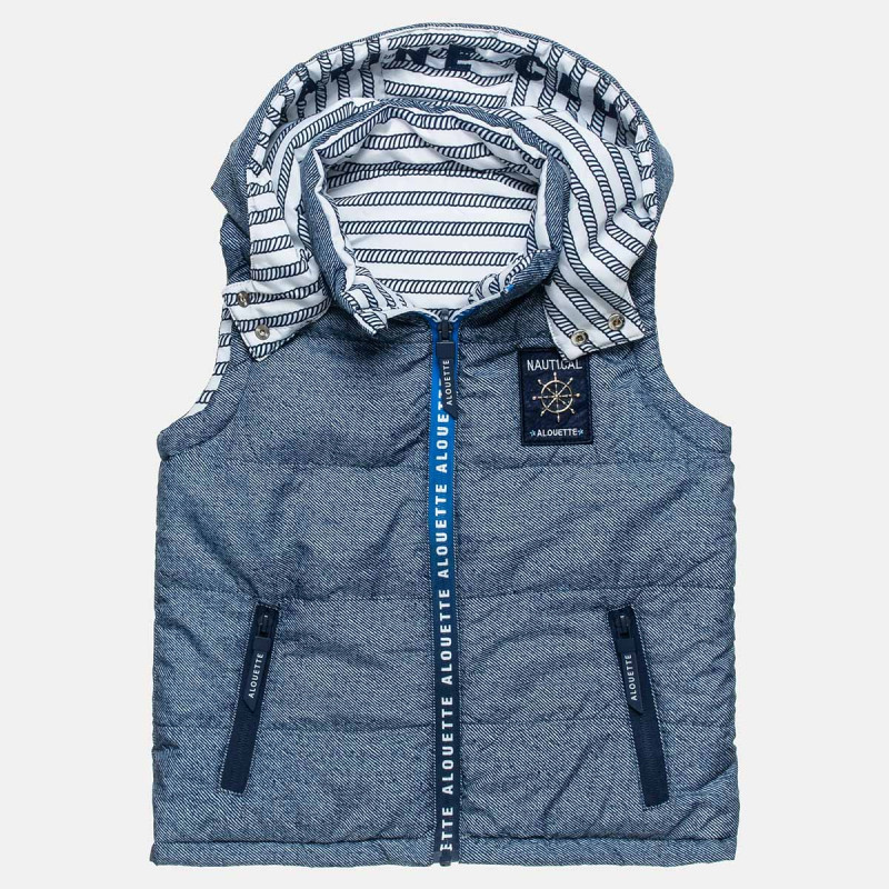 Double sided vest with embroidery (6-16 years)