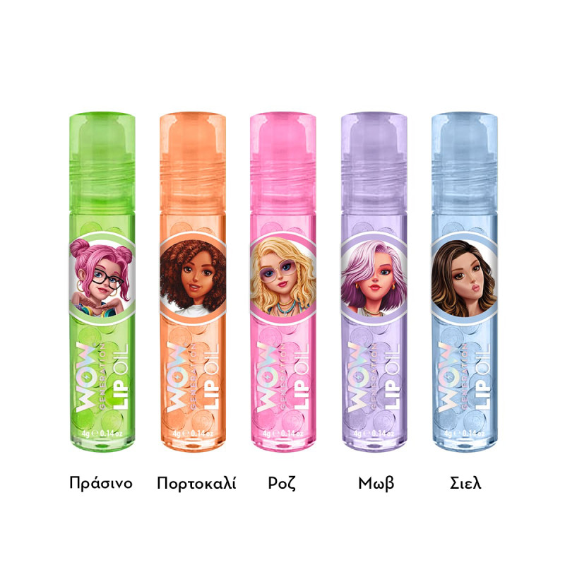 Lip oils in 5 colors Wow Generation