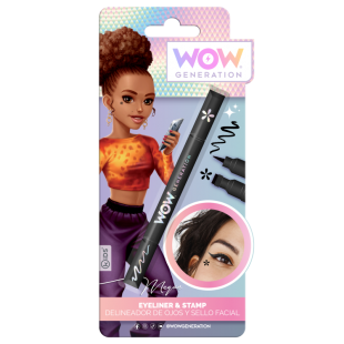 Eyeliner Wow Generation με σφραγίδα μαύρη λουλουδάκι(6+ ετών)