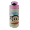 Water bottle stainless steel with straw Paul Frank 500ml