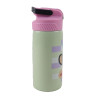 Water bottle stainless steel with straw Paul Frank 500ml