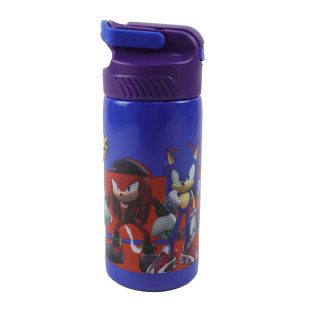 Water bottle stainless steel with straw Sonic the Hedgehog 500ml