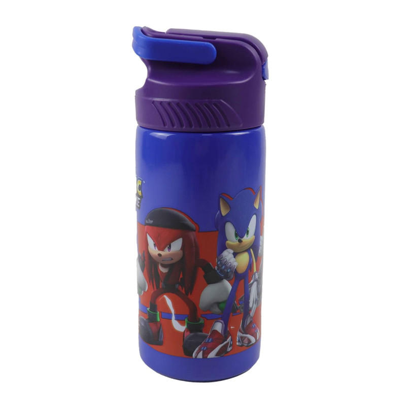   Παγούρι ανοξείδωτο με καλαμάκι Sonic the Hedgehog 500ml