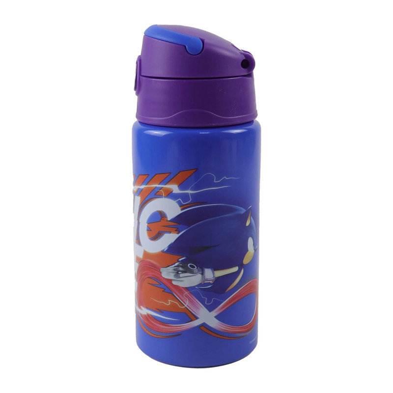 Water bottle stainless steel with straw Sonic the Hedgehog 500ml