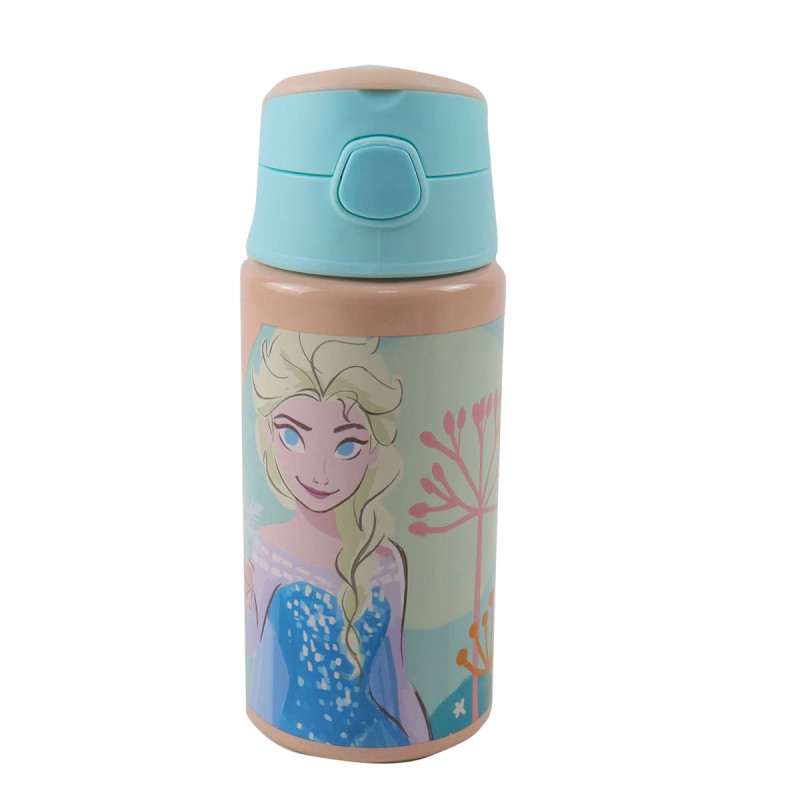   Παγούρι ανοξείδωτο με καλαμάκι Disney Frozen 500ml