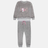 Tracksuit velour with sequins and embroidery (12 months-5 years)