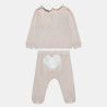 Set velour Tender Comforts with emboidery and headband (3-12 months)