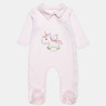 Babygrow Tender Comforts velour with embroidery (1-12 months)