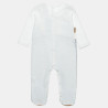 Babygrow velour with embroidery and 3D ears (1-12 months)