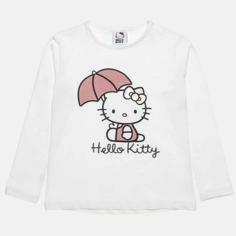 Μπλούζα Hello Kitty με μεταλλικά στοιχεία (18 μηνών-5 ετών)