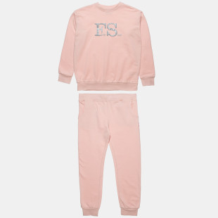 Tracksuit Five Star with glitter embossed print (6-14 years)