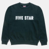 Tracksuit Five Star cotton fleece blend with embossed lettering (6-16 years)